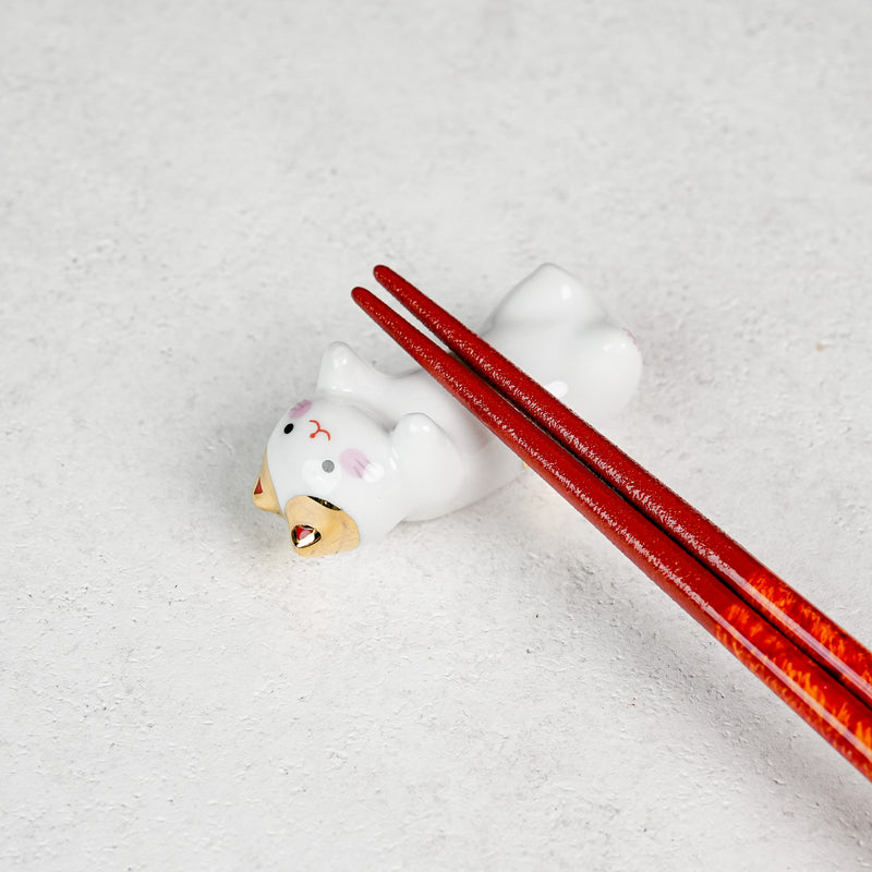 Artist Neko Chopstick Rest Cutie Collection - Gold Cat
