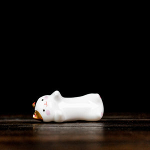 Artist Neko Chopstick Rest Cutie Collection - Gold Cat