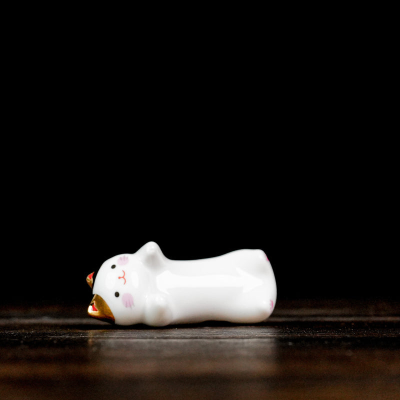 Artist Neko Chopstick Rest Cutie Collection - Gold Cat