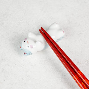 Artist Neko Chopstick Rest Cutie Collection - Grey Cat