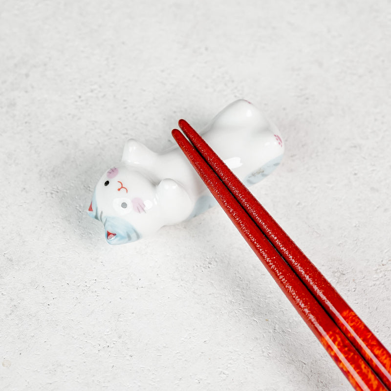 Artist Neko Chopstick Rest Cutie Collection - Grey Cat