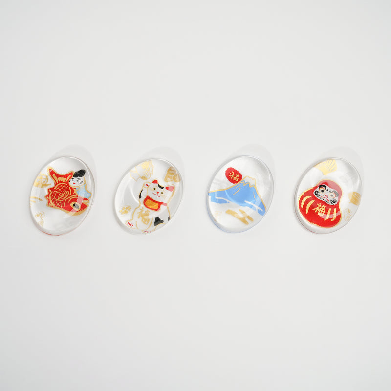 Medetamono 4 Pattern Chopstick Rest Set