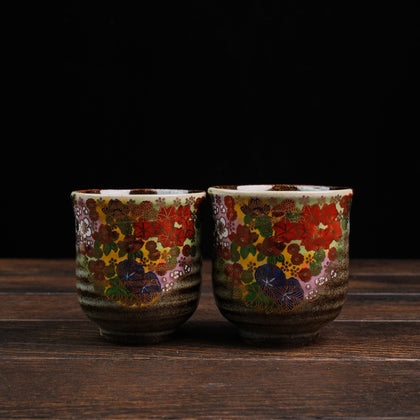 Seasonal Elegance Yunomi Tea Cup Set