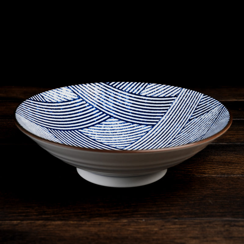 Japanese Painted 8.0 Ramen Bowl 24cm