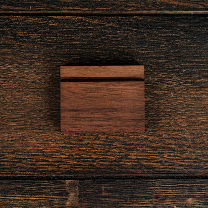 Wooden Postcard Holder Walnut