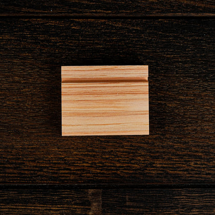 Wooden Postcard Holder Hinoki Cypress