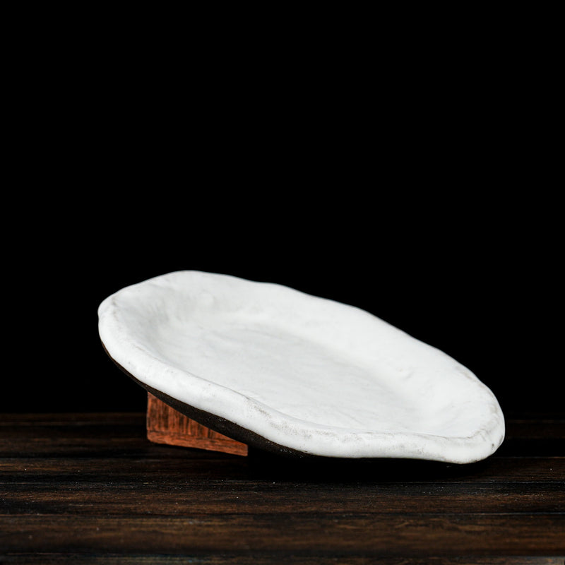 Zen Ellipse Plate White