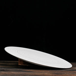 Snow Round Flat 11.5 Plate