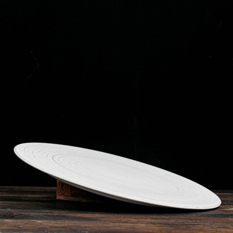 Snow Round Flat 11.5 Plate