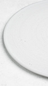 Snow Round Flat 11.5 Plate