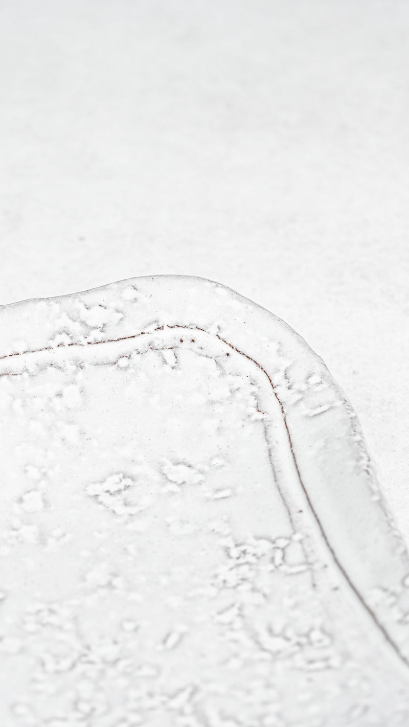 Snow Nami Long Plate