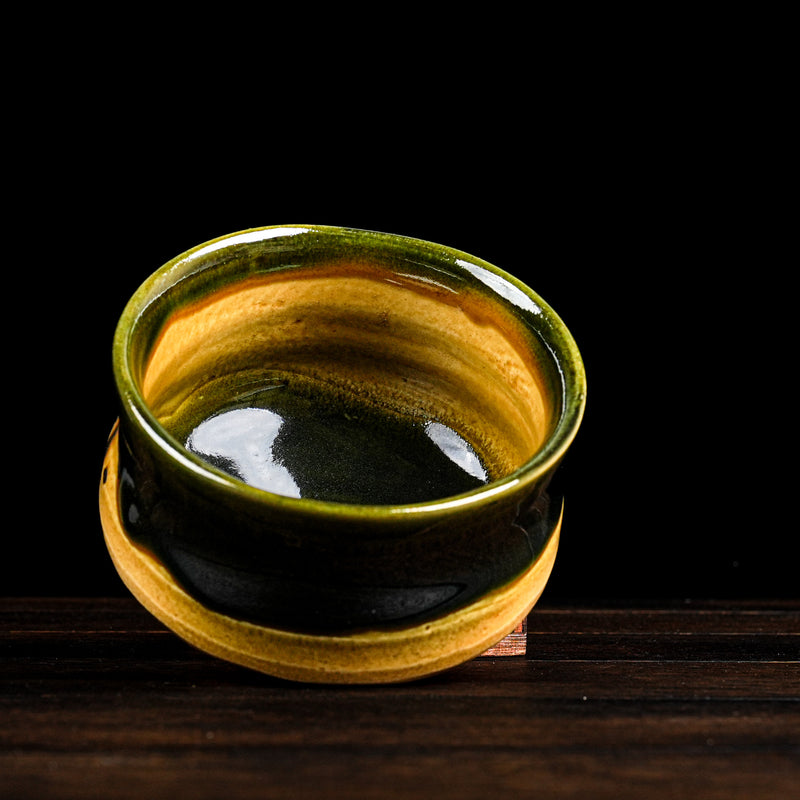 Matcha Bowl Kiiro Seto Rustic