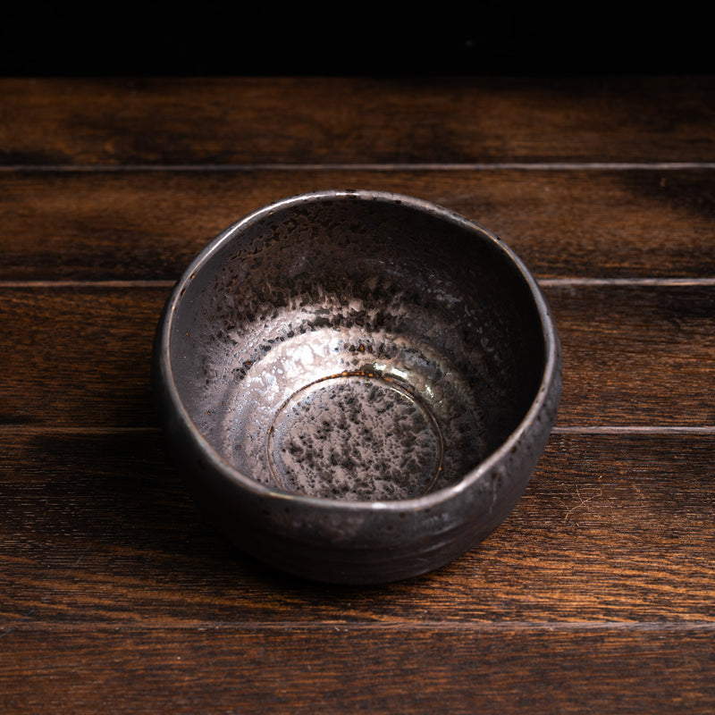Matcha Bowl Golden Crystal Flower