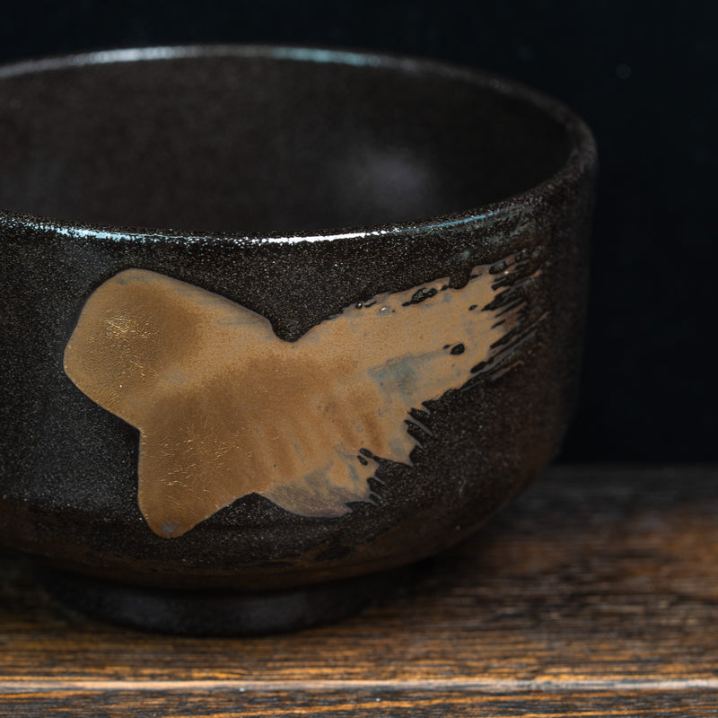 Matcha Bowl Black Gold Genji