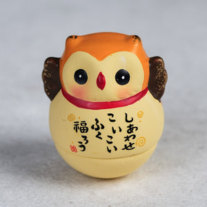 Colorful Lucky Upright Dolls Tumbler - Owl