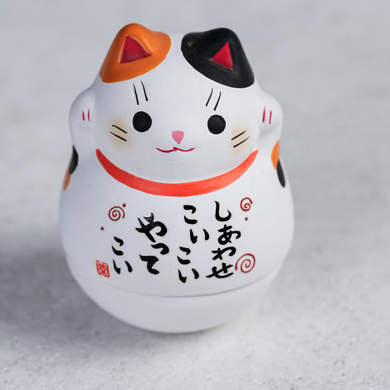 Colorful Lucky Upright Dolls Tumbler - Cat