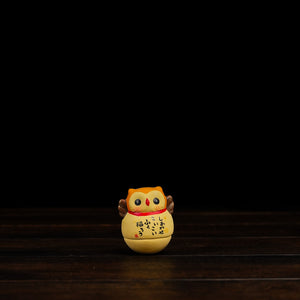 Colorful Lucky Upright Dolls Tumbler - Owl