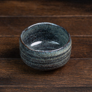 Matcha Bowl Blue-Grey Flow