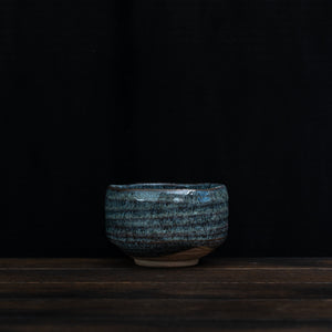 Matcha Bowl Blue-Grey Flow