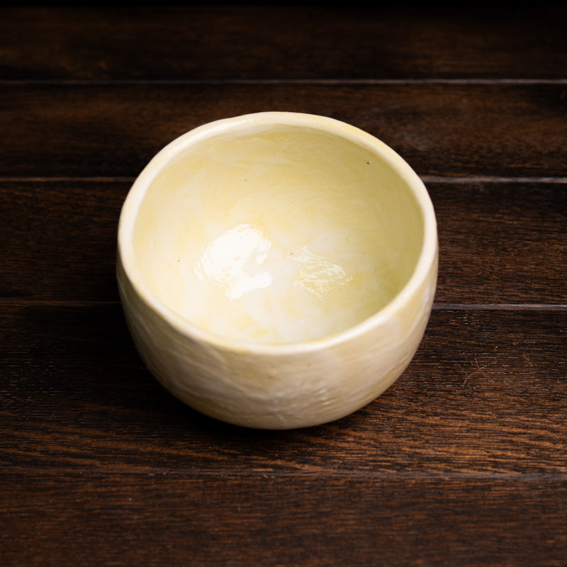 Matcha Bowl Yellow Shino Tataki