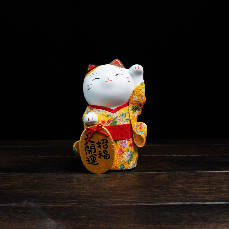 Nishiki Chirimen Fortune Koban Maneki Neko – Prosperity Edition