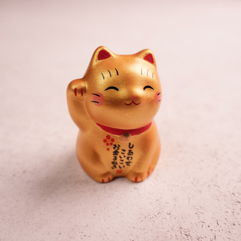Nishiki-Iro Maneki-Neko Fortune-Telling - Gold
