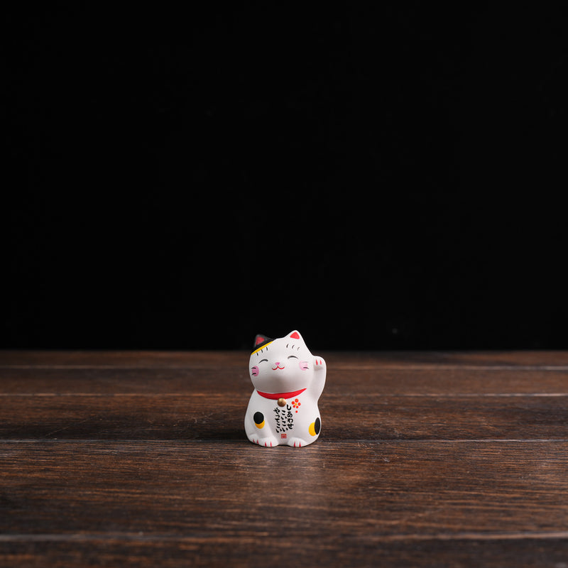 Nishiki-Iro Maneki-Neko Fortune-Telling - Three Flower