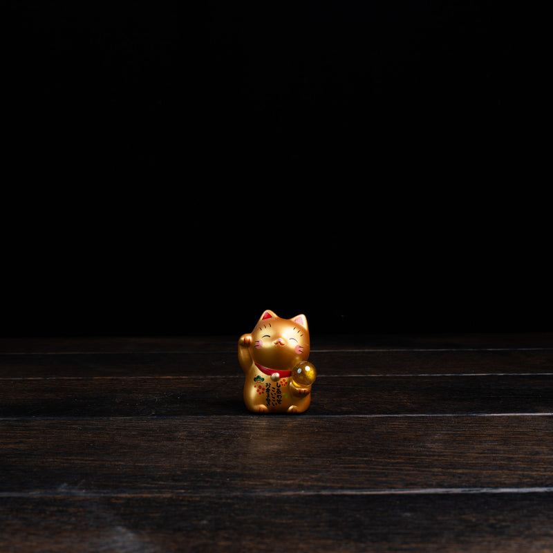Tamamochi Shiawase Maneki Neko - Gold