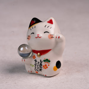 Tamamochi Shiawase Maneki Neko - Silver