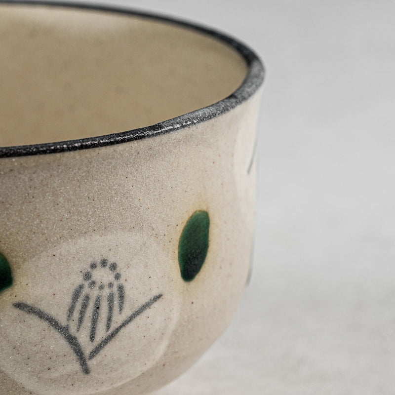 Matcha Bowl Floral Sasanqua