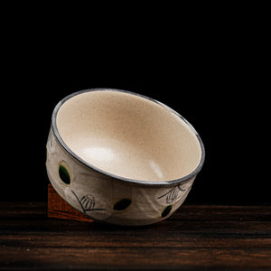 Matcha Bowl Floral Sasanqua