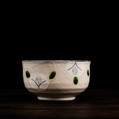 Matcha Bowl Floral Sasanqua