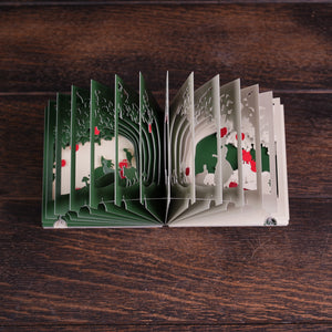 360 Degree Book Papercutting
