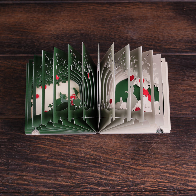 360 Degree Book Papercutting