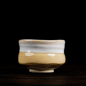 Matcha Bowl Mashiko Unofu Glazed