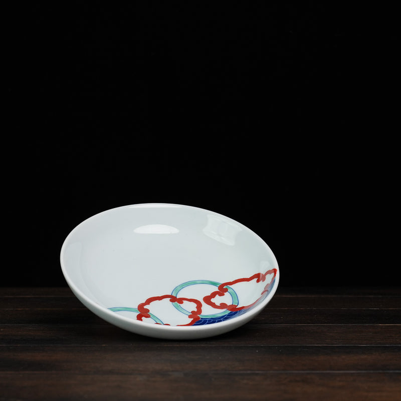 Hazy Crimson Petal Plate
