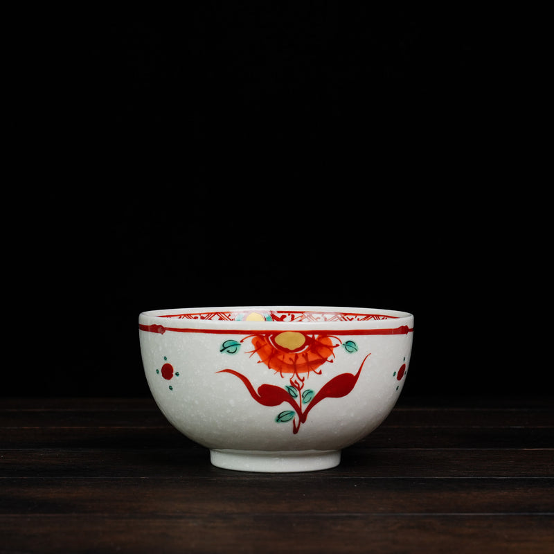 Classic Akai Motif Rice Bowl