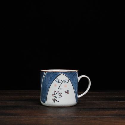 Hand-Painted Seto Ware Mug