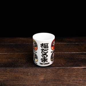 Japanese Culture Yunomi Tea Cups - Fuku Daruma