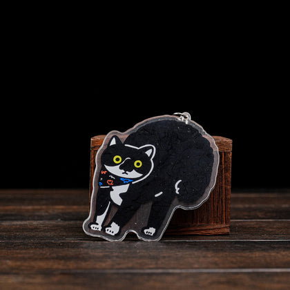 Artist Hand-drawn Keyring - Pocha Angry