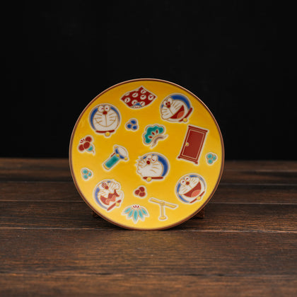 Doraemon Collection Saucer - Yellow Kōchi Style