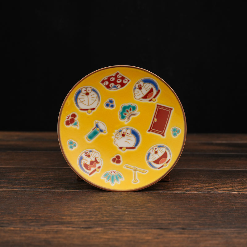 Doraemon Collection Saucer - Yellow Kōchi Style
