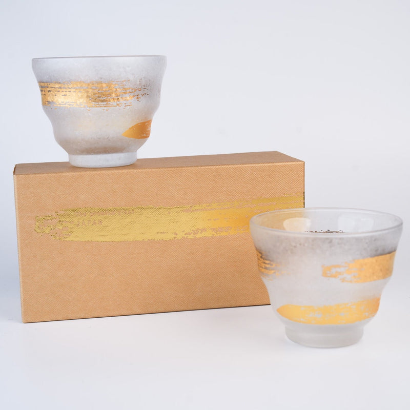 Gold Ichimonji Cold Tea Cup Set