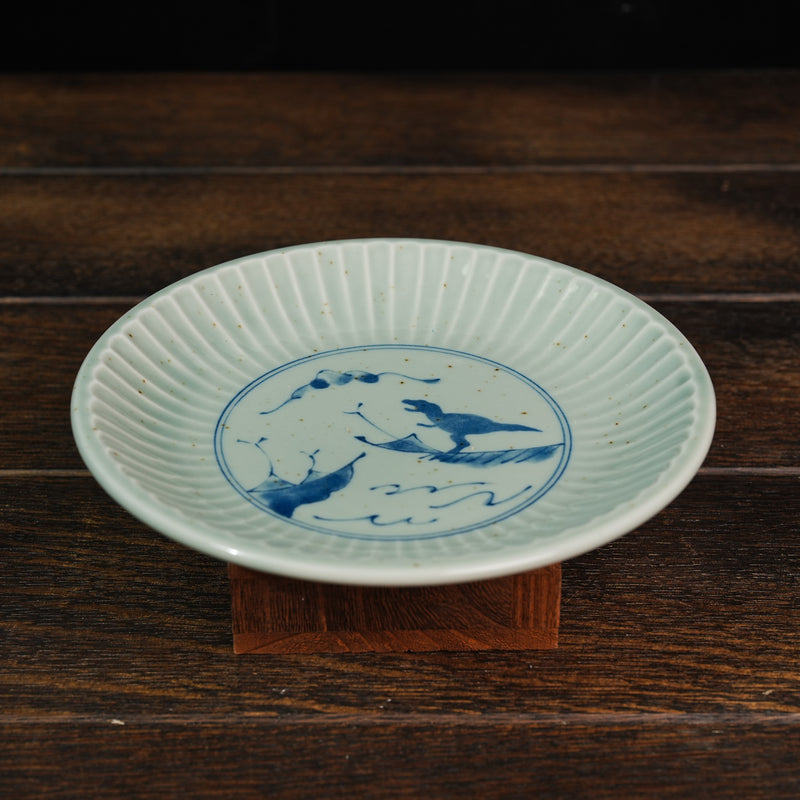 Edo-style Dinosaur Shikoryu Side Plate