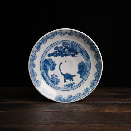 Edo-style Dinosaur Ryuzansui Side Plates
