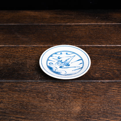 Edo-style Dinosaur Mini Plate - Soaring Dragon