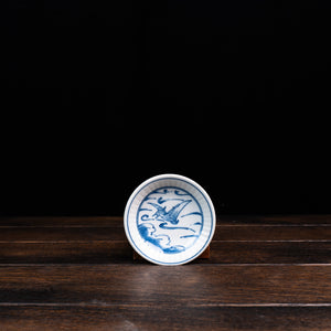 Edo-style Dinosaur Mini Plate - Soaring Dragon