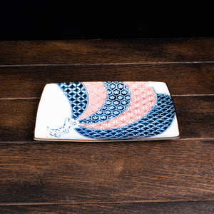 Edo-style Dinosaur Rectangular Plate – Shonzui Dragon