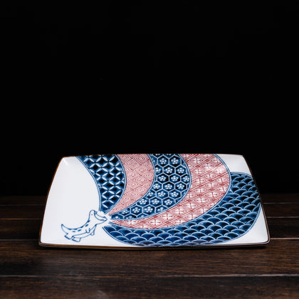 Edo-style Dinosaur Rectangular Plate – Shonzui Dragon