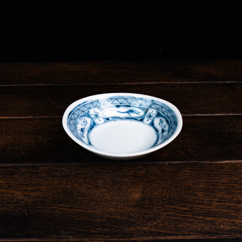 Edo-style Dinosaur Small Oval Bowl – Water Dragon